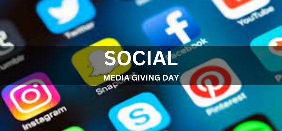 SOCIAL MEDIA GIVING DAY [सोशल मीडिया उपहार दिवस]